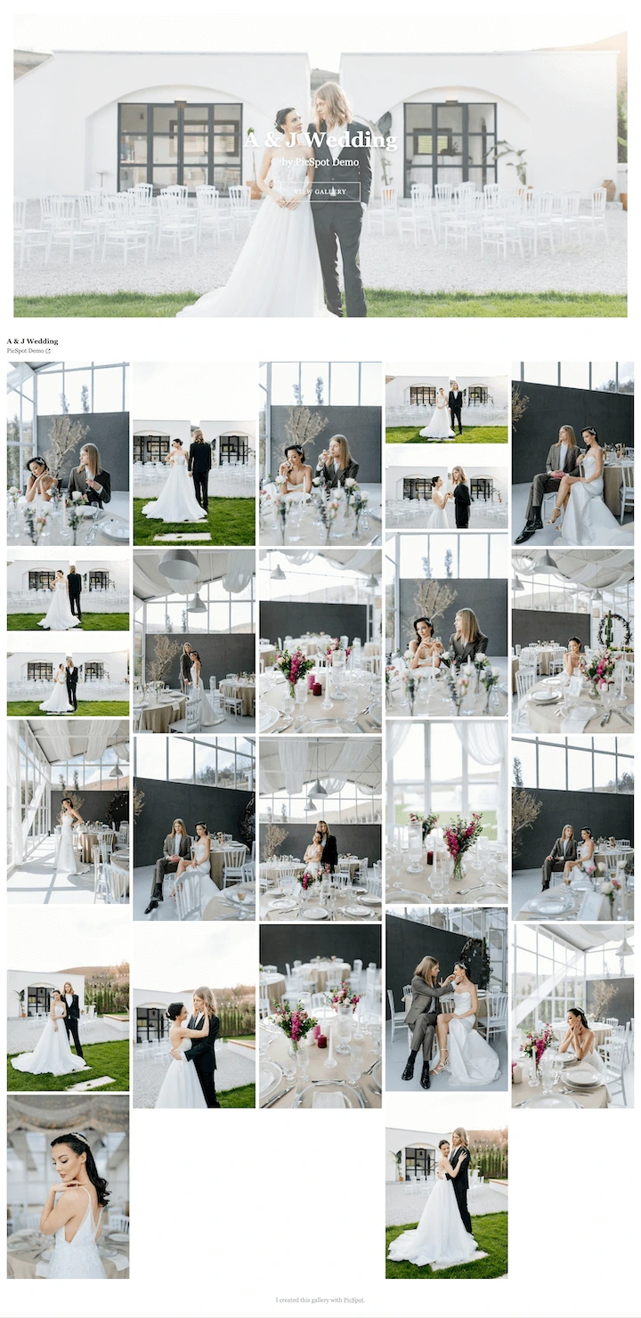 A & J Wedding